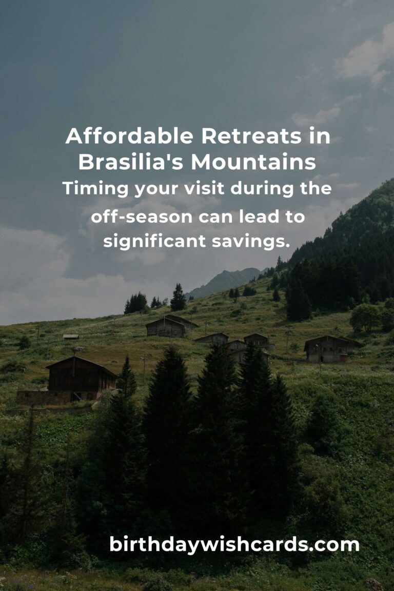 Discovering Serenity: A Budget Guide to Mountain Retreats in Brasilia