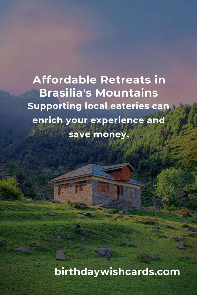 Discovering Serenity: A Budget Guide to Mountain Retreats in Brasilia