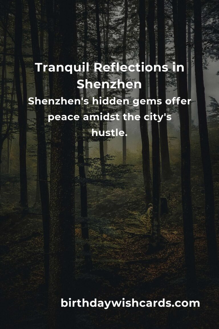 Discovering Shenzhen: A Solo Traveler's Hidden Gems