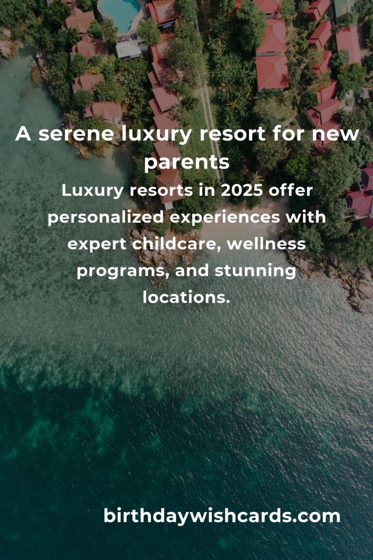 Discovering Tranquility: Luxury Resorts for New Parents in 2025