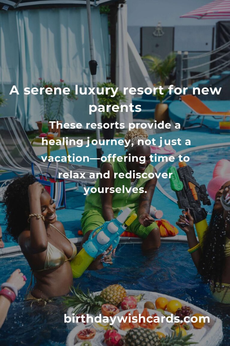 Discovering Tranquility: Luxury Resorts for New Parents in 2025