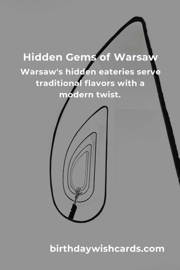 Discovering Warsaw’s Hidden Gems: Unveiling the City’s Best-Kept Secrets