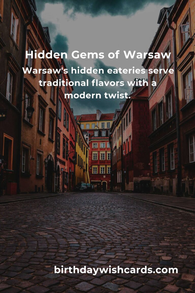 Discovering Warsaw's Hidden Gems: Unveiling the City's Best-Kept Secrets