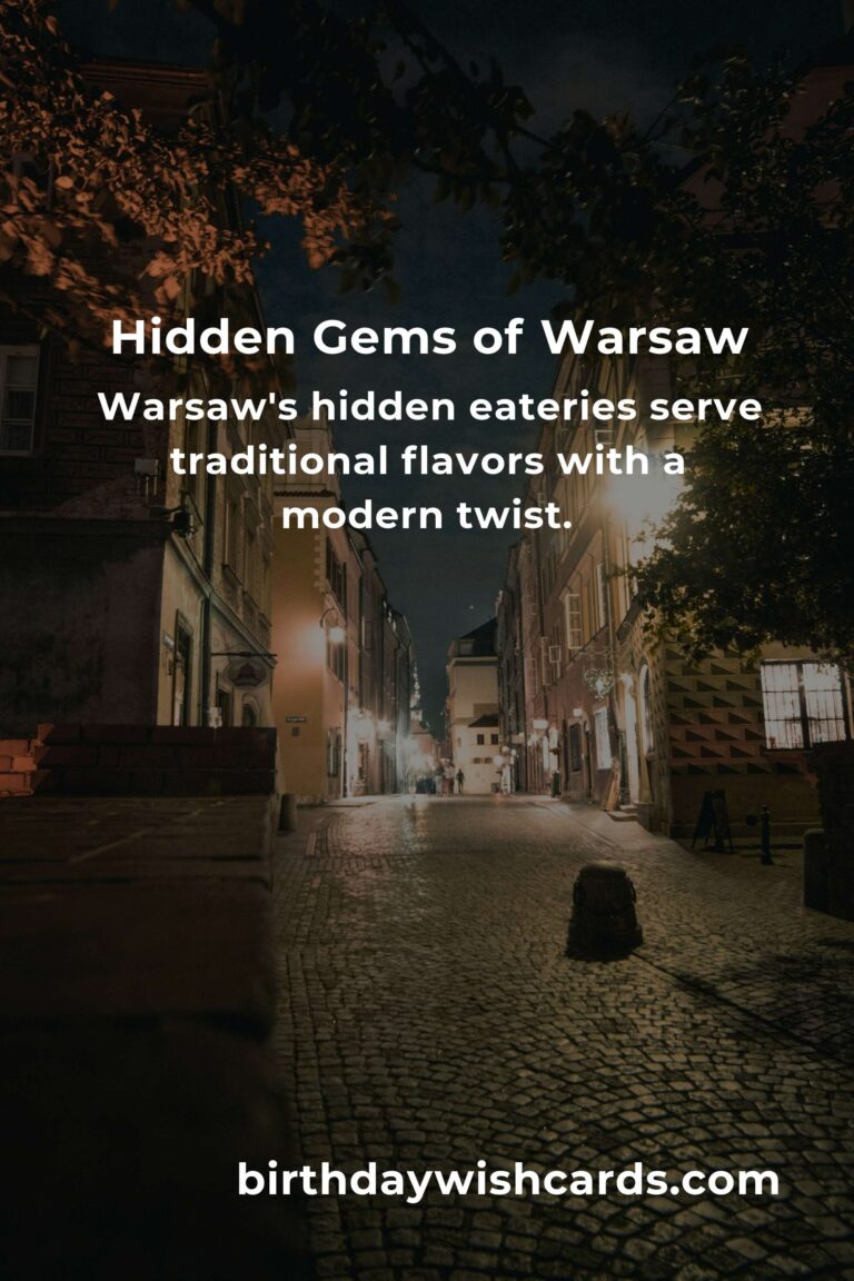 Discovering Warsaw's Hidden Gems: Unveiling the City's Best-Kept Secrets