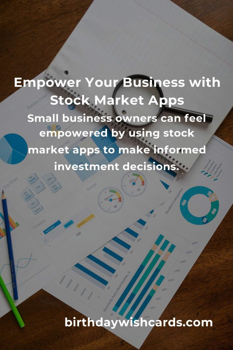 Discovering the Best Stock Market Apps for Empowering Small Business Dreams
