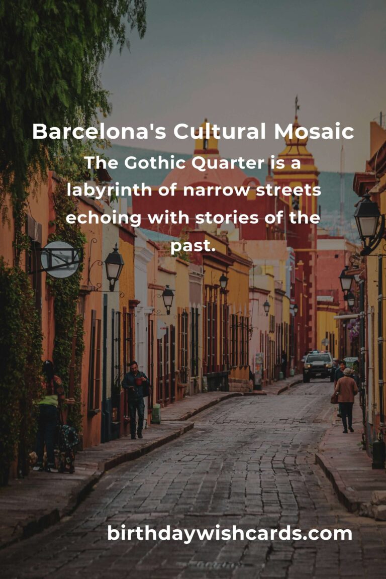 Discovering the Heart of Barcelona: A Journey Through Its Cultural Sites