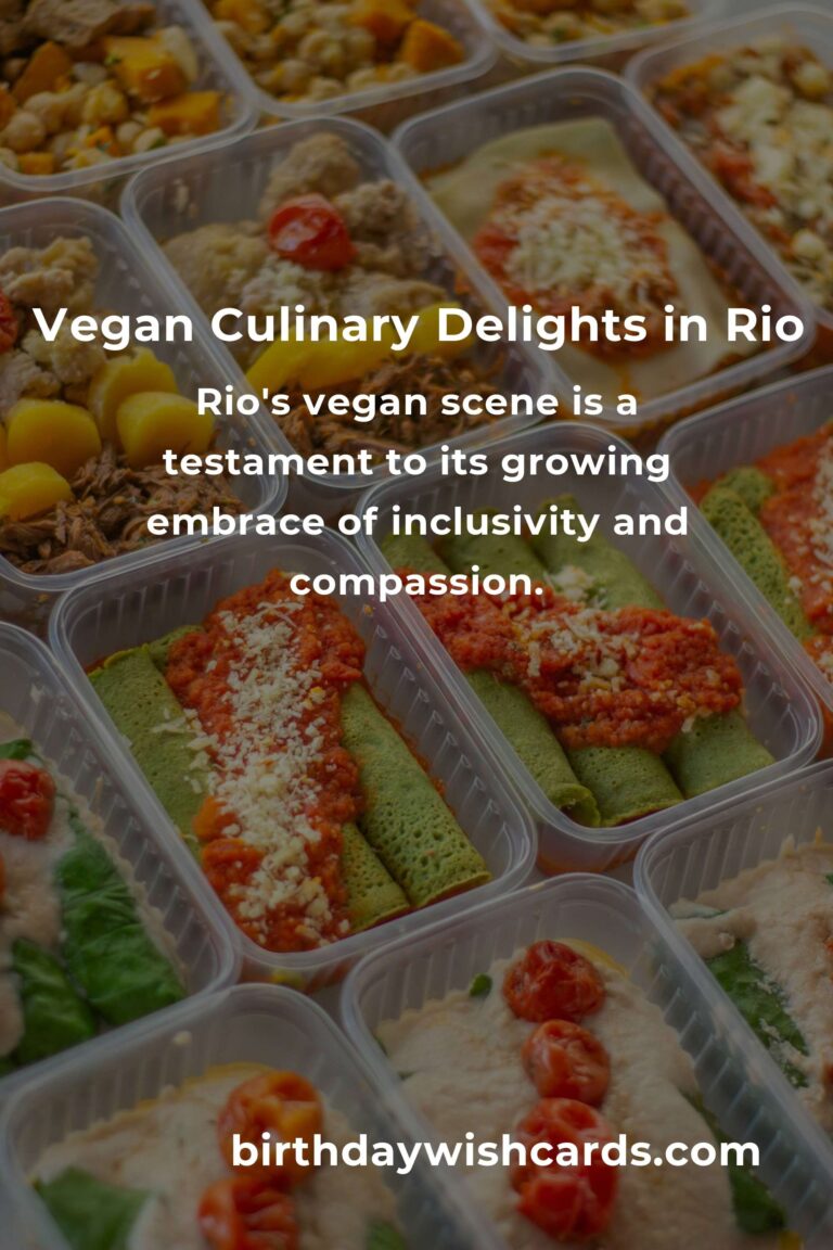 Discovering the Heart of Rio: Best Vegan Meals for 2025 That Nourish the Soul