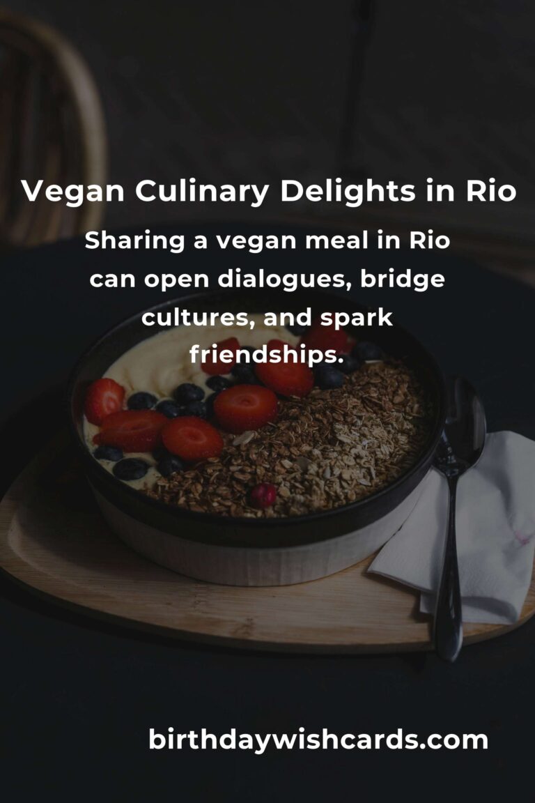 Discovering the Heart of Rio: Best Vegan Meals for 2025 That Nourish the Soul