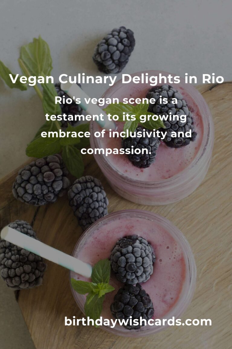 Discovering the Heart of Rio: Best Vegan Meals for 2025 That Nourish the Soul