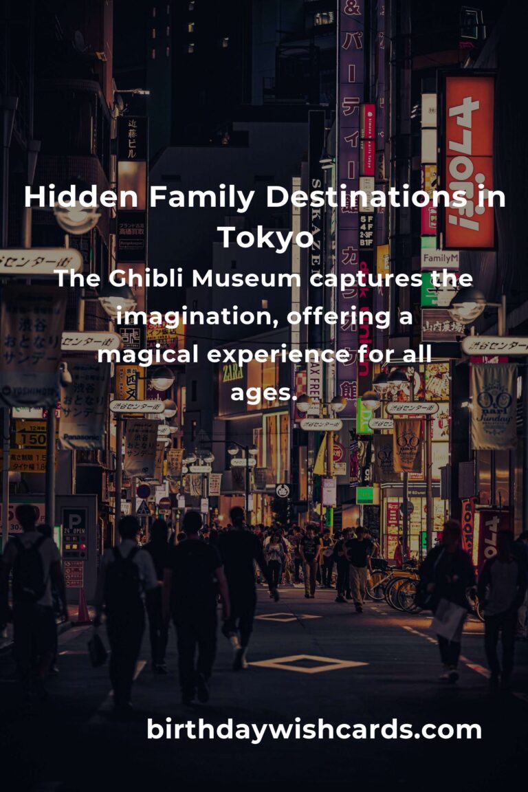 Discovering the Heart of Tokyo: Hidden Family Destinations You Must See