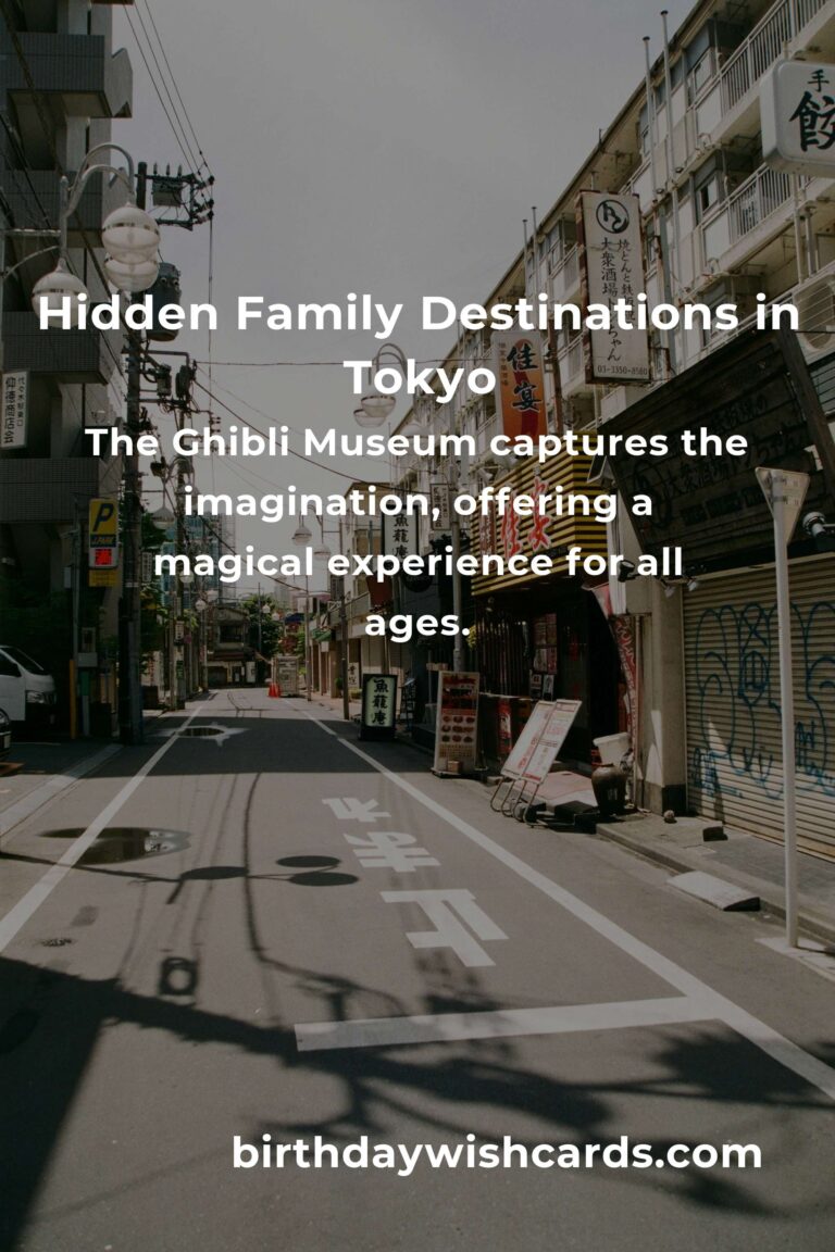 Discovering the Heart of Tokyo: Hidden Family Destinations You Must See