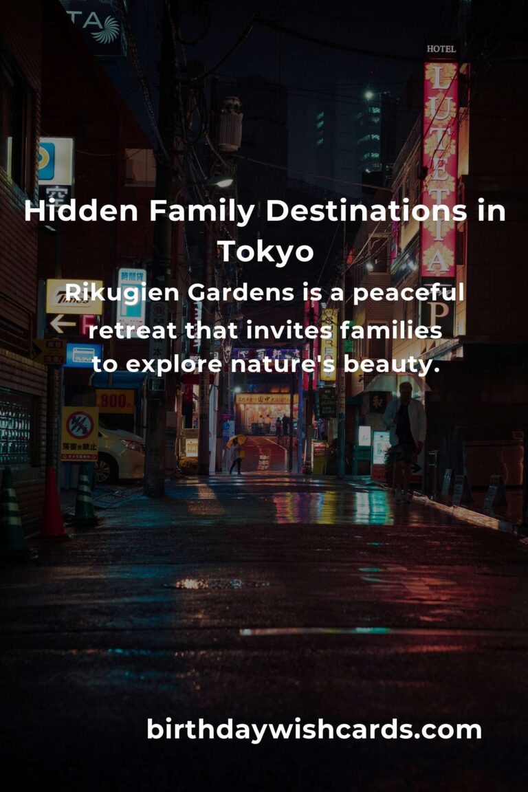 Discovering the Heart of Tokyo: Hidden Family Destinations You Must See