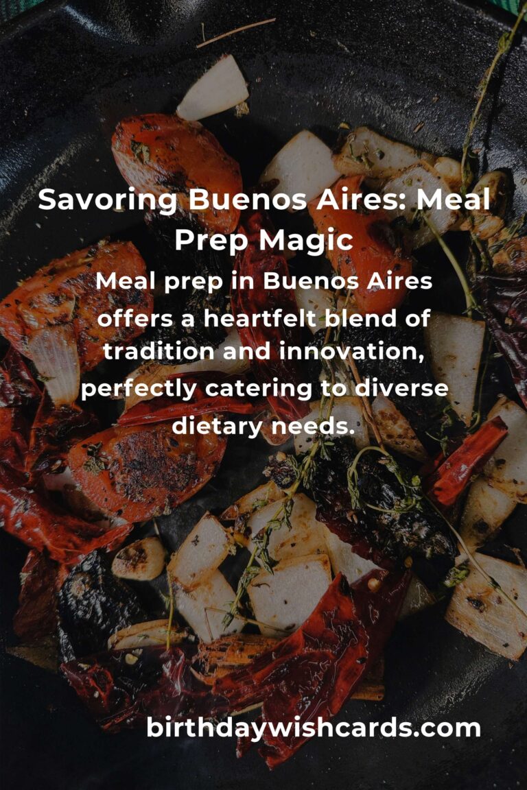 Discovering the Heartfelt Art of Meal Prep in Buenos Aires: A 2025 Guide