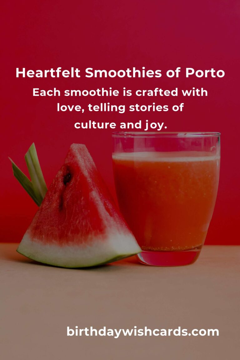Discovering the Heartfelt Art of Smoothies in Porto: Best Recipes for 2025