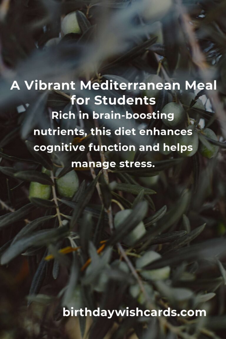 Discovering the Heartfelt Benefits of the Mediterranean Diet for Students