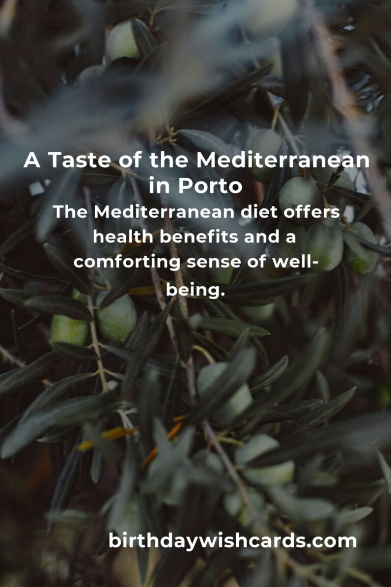 Discovering the Heartfelt Flavors of the Best Mediterranean Diet in Porto for 2025