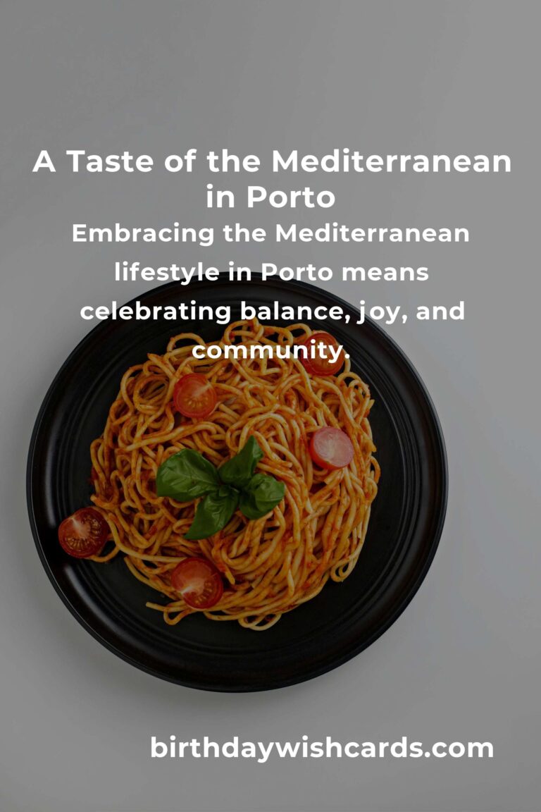 Discovering the Heartfelt Flavors of the Best Mediterranean Diet in Porto for 2025