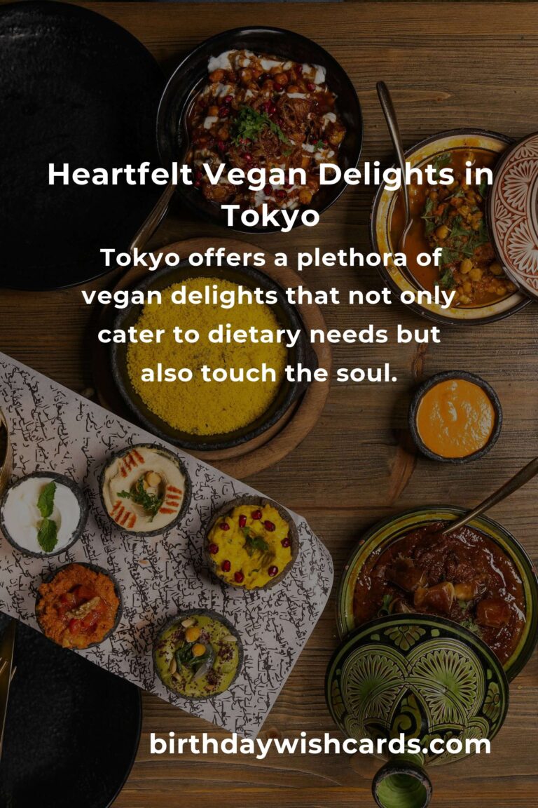 Discovering the Heartfelt Vegan Meals of Tokyo in 2025