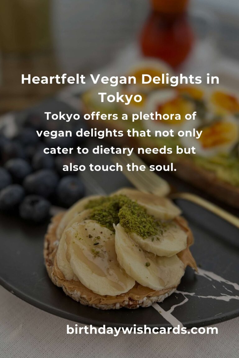 Discovering the Heartfelt Vegan Meals of Tokyo in 2025