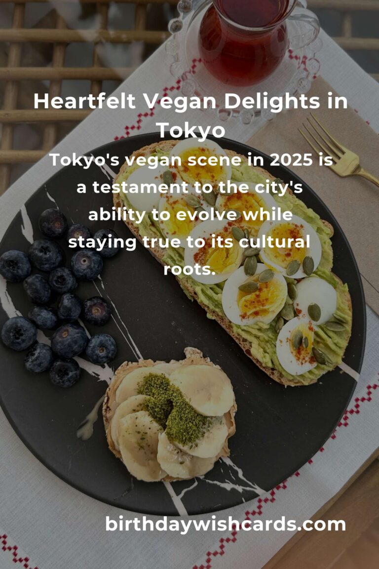 Discovering the Heartfelt Vegan Meals of Tokyo in 2025