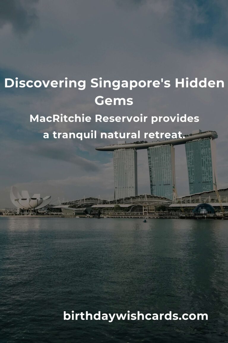 Discovering the Hidden Gems of Singapore: An Emotional Journey Through the Lion City