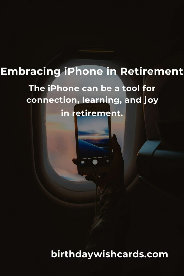 Discovering the Joys of iPhone: A Heartfelt Guide for Retirees