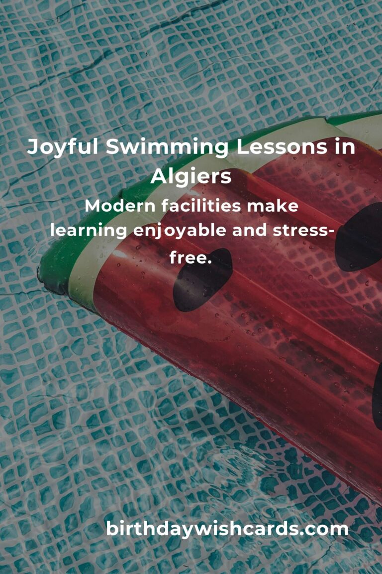 Dive Into Confidence: Discover the Best Swimming Classes in Algiers for 2025