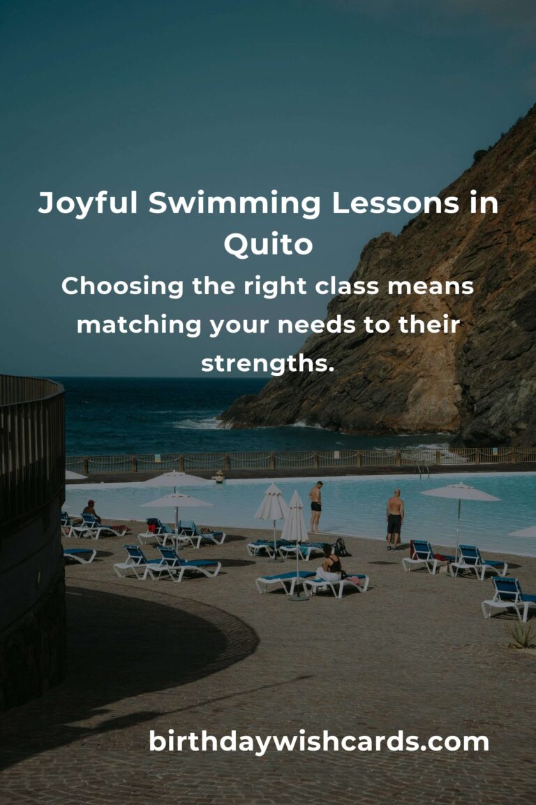 Dive Into Happiness: The Best Swimming Classes in Quito for 2025 Revealed