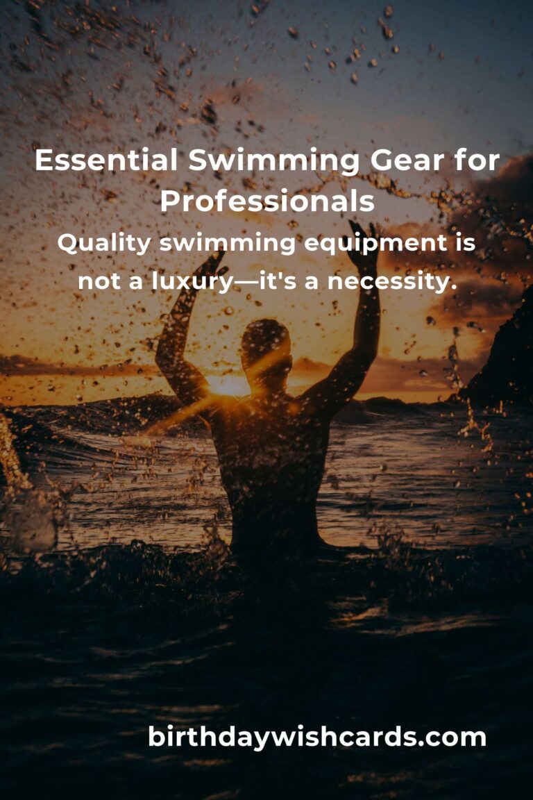 Dive into Excellence: The Ultimate Swimming Equipment Guide for Professionals