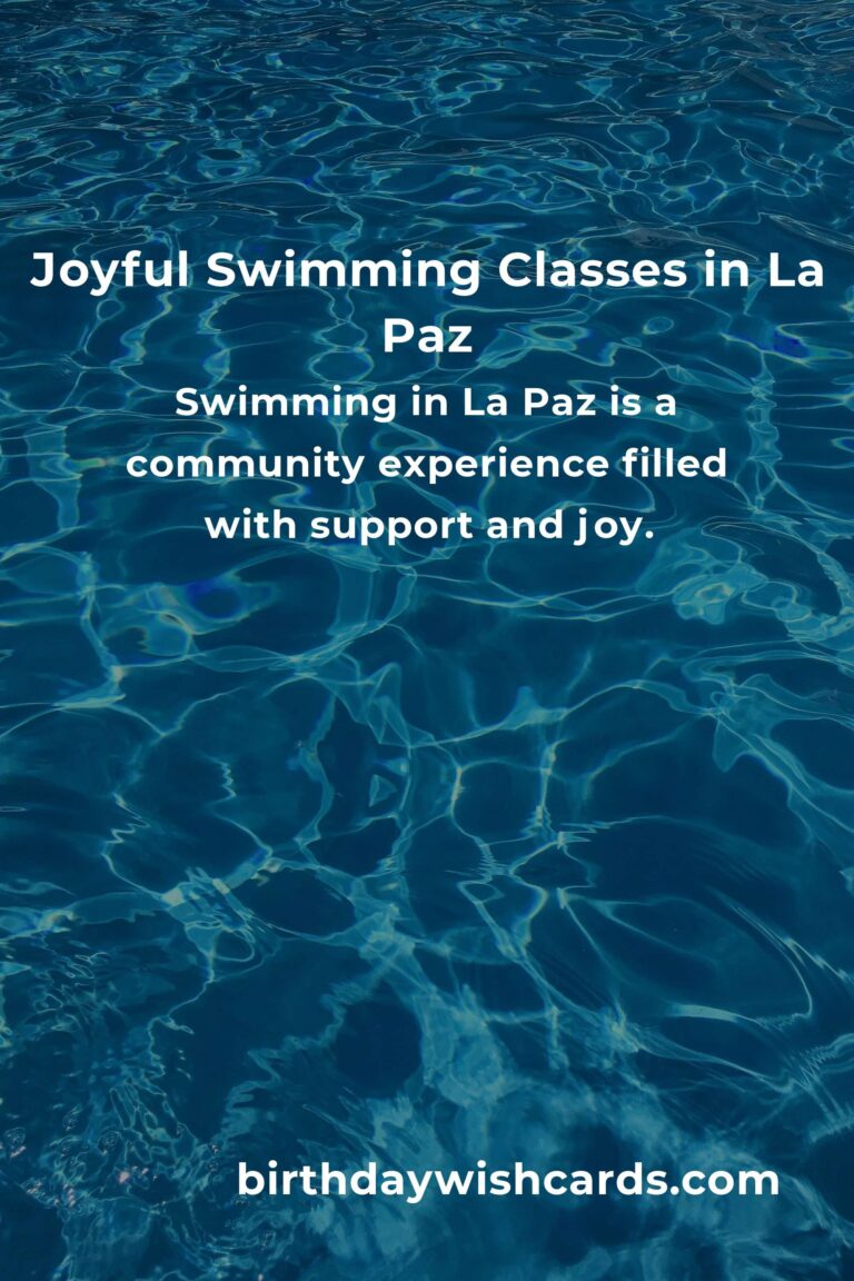 Dive into Joy: Discover the Best Swimming Classes in La Paz for 2025