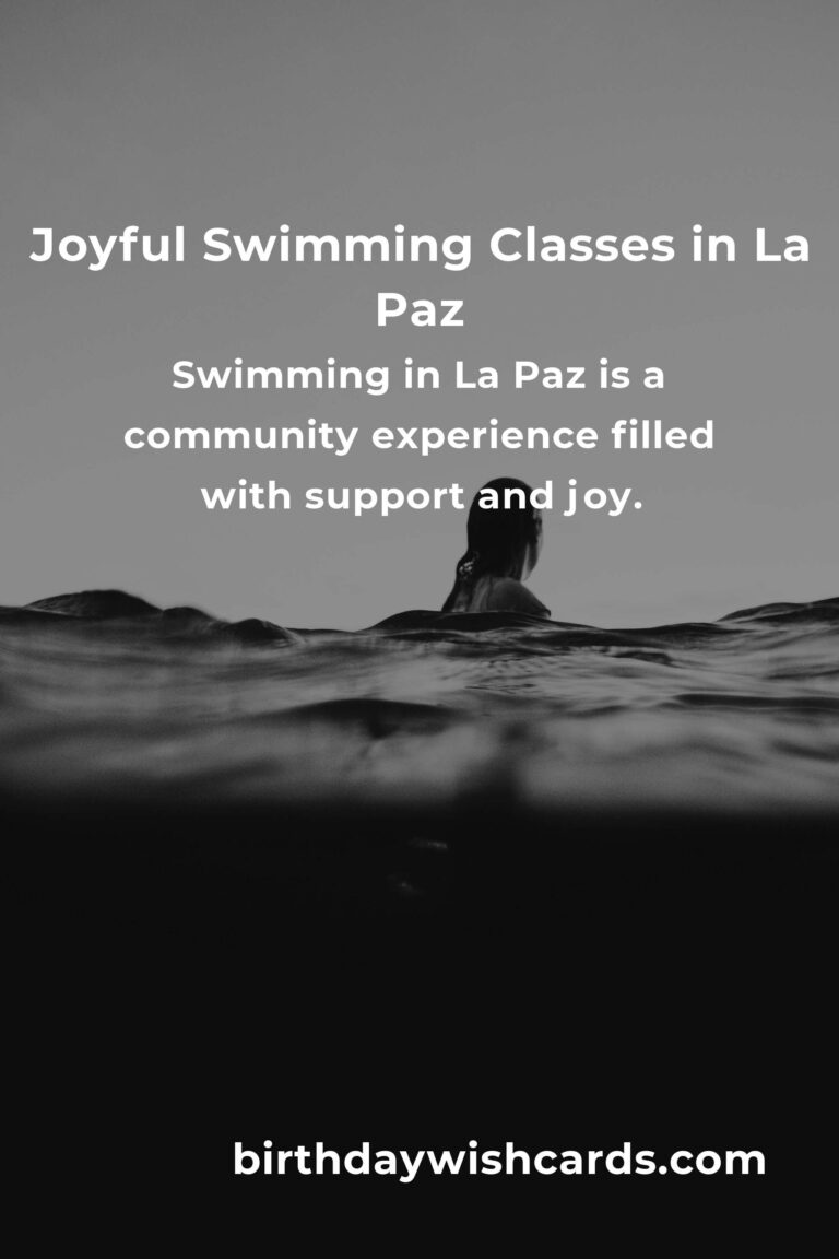 Dive into Joy: Discover the Best Swimming Classes in La Paz for 2025