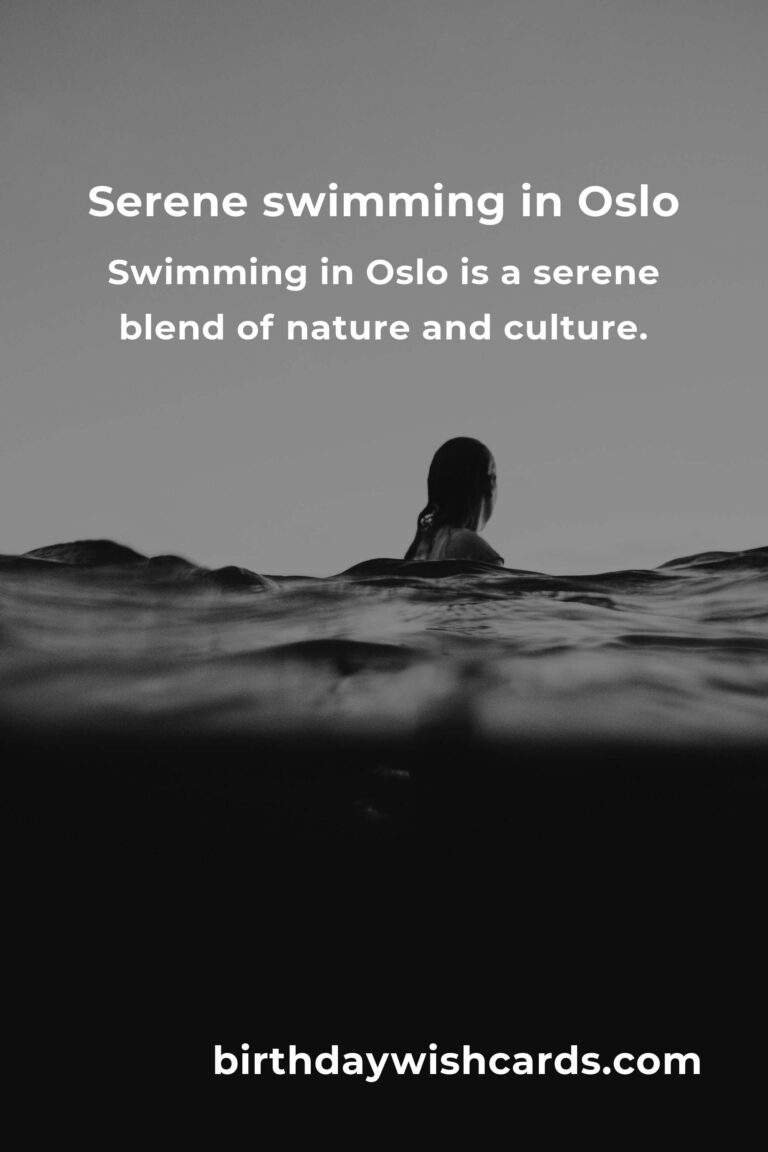 Dive into Serenity: A Beginner's Guide to Swimming in Oslo