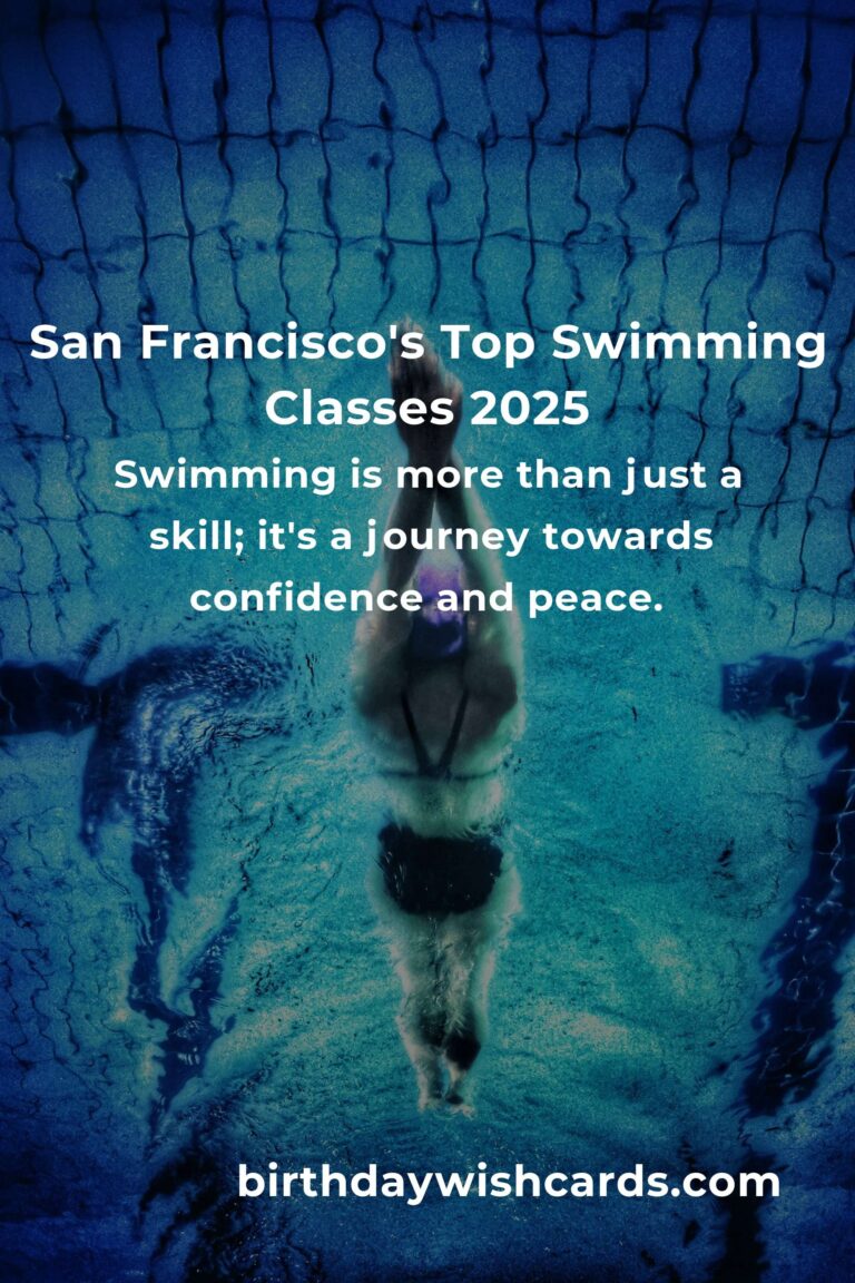 Dive into the Best Swimming Classes in San Francisco for 2025: Making Waves with Confidence and Joy