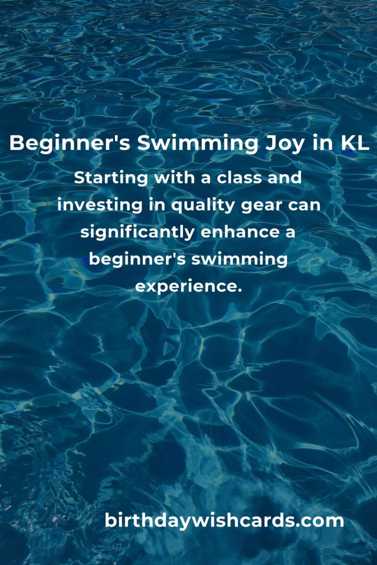 Dive into the Heart of Kuala Lumpur: A Beginner's Guide to Swimming with Confidence and Joy