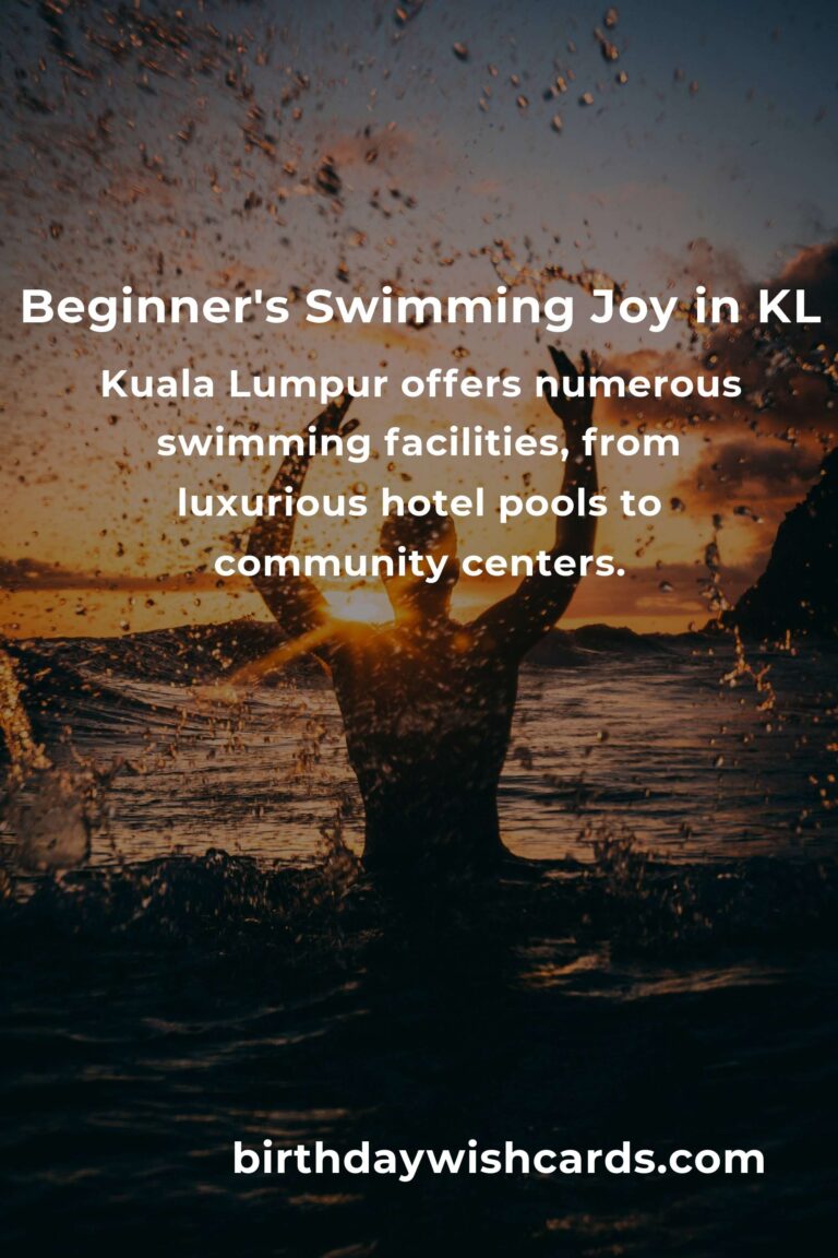 Dive into the Heart of Kuala Lumpur: A Beginner's Guide to Swimming with Confidence and Joy