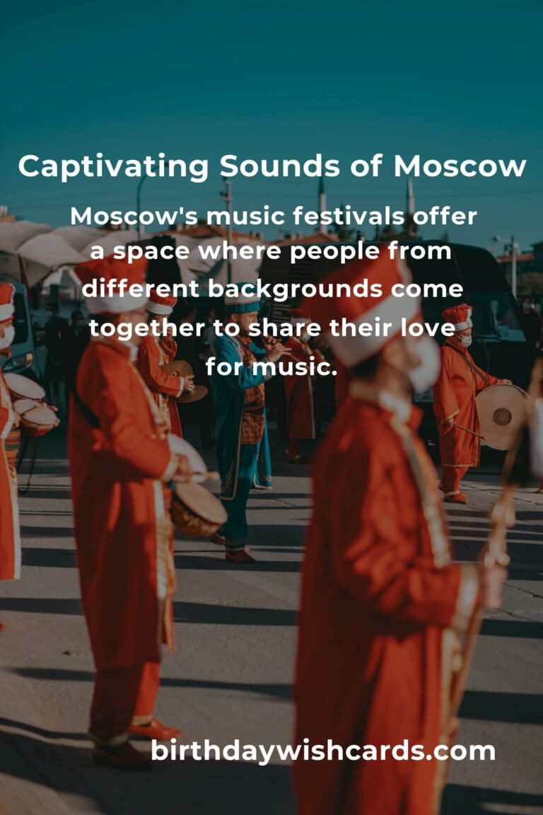 Dive into the Rhythm: Upcoming Music Festivals in Moscow for 2025