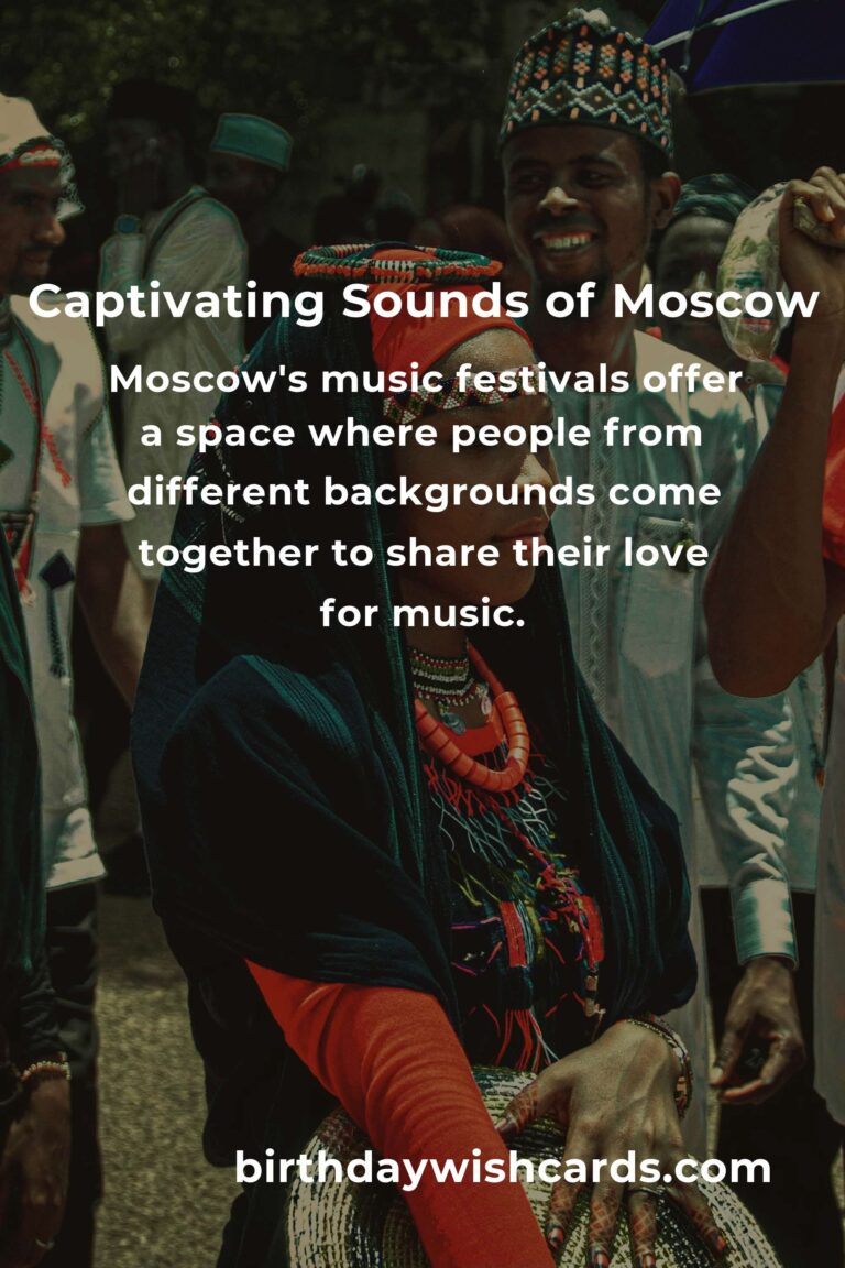Dive into the Rhythm: Upcoming Music Festivals in Moscow for 2025