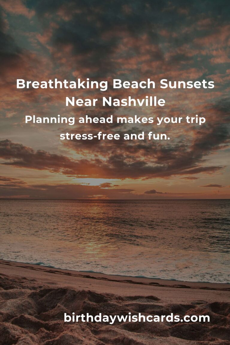 Dreamy Escapes: Top 22 Beach Vacations Near Nashville for Unforgettable Getaways