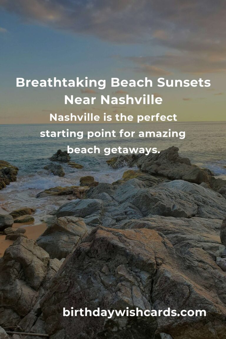 Dreamy Escapes: Top 22 Beach Vacations Near Nashville for Unforgettable Getaways