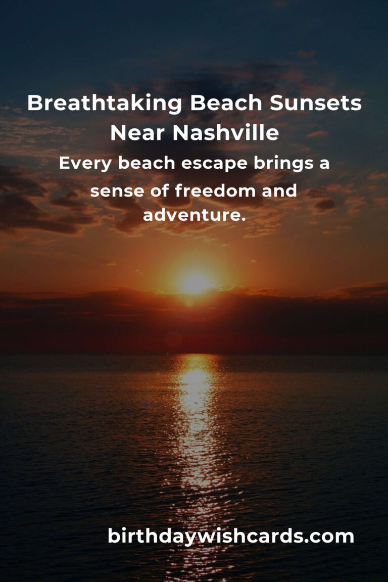 Dreamy Escapes: Top 22 Beach Vacations Near Nashville for Unforgettable Getaways