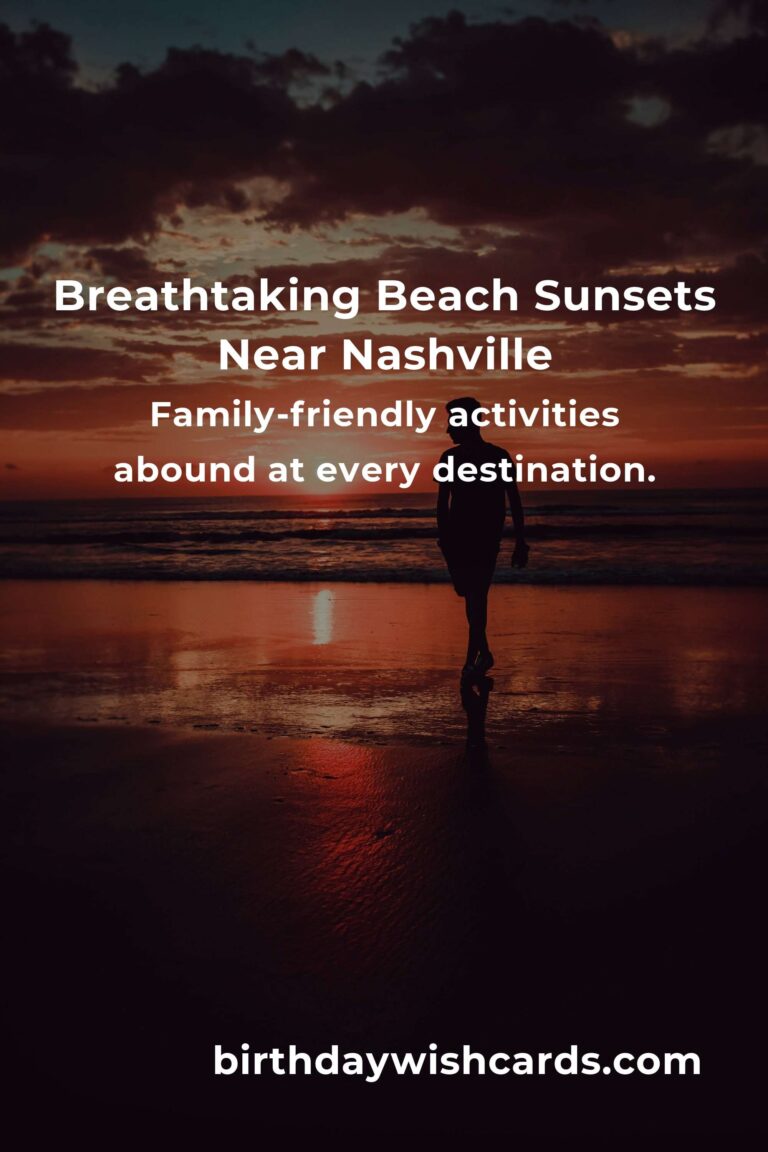 Dreamy Escapes: Top 22 Beach Vacations Near Nashville for Unforgettable Getaways