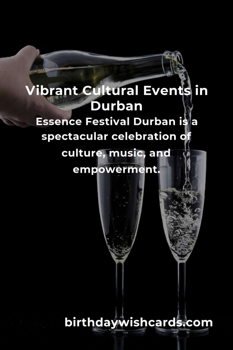 Durban Cultural Events You Can't Miss in 2025