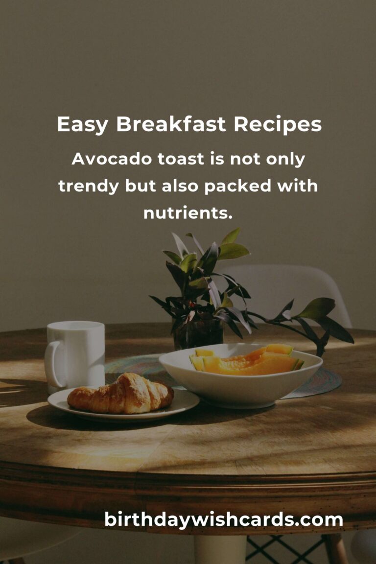 Easy Breakfast Recipes for Busy Retirees