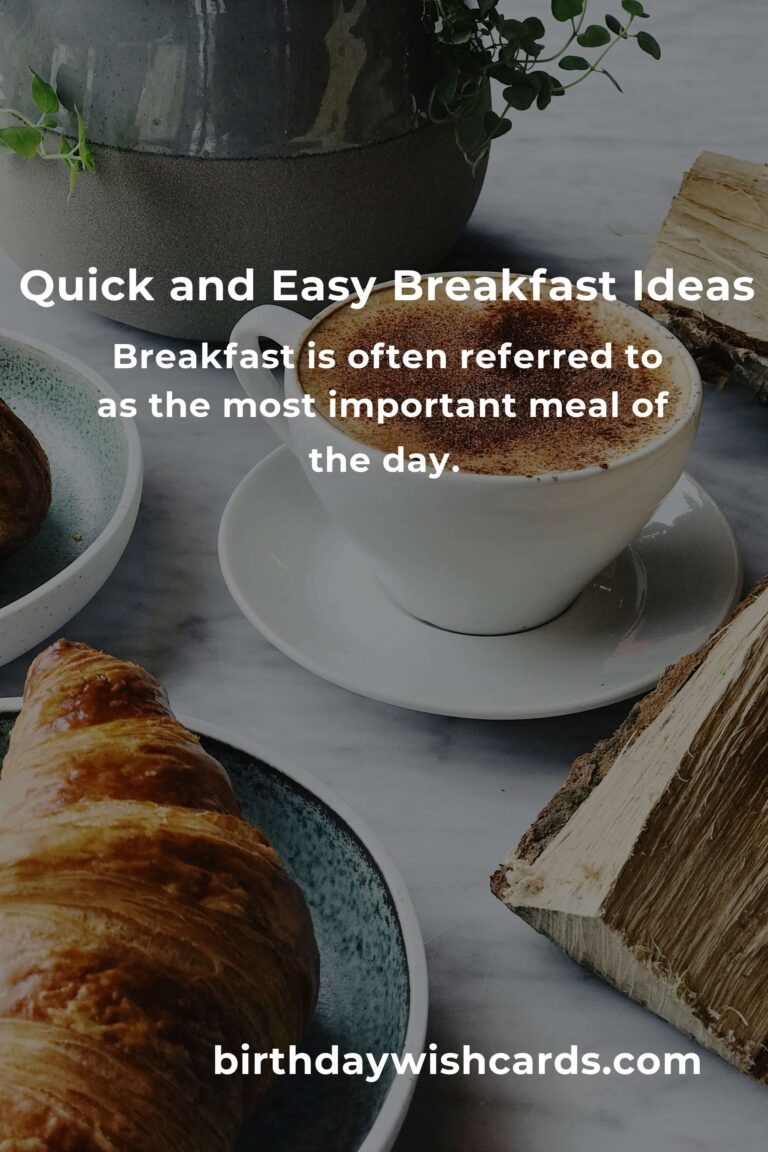 Easy Breakfast Recipes for Busy Young Adults