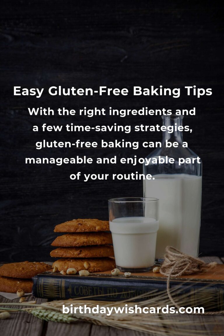 Easy Gluten-Free Baking Tips for Busy Small Business Owners