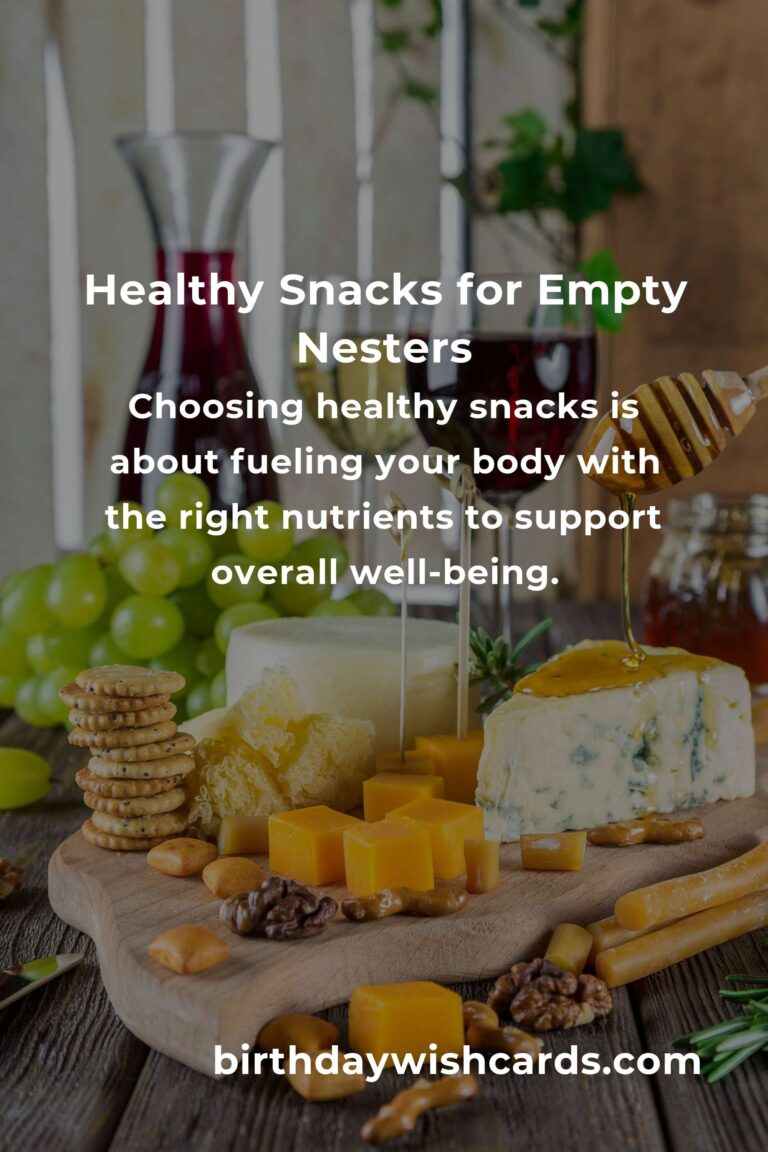 Easy Healthy Snacks for Busy Empty Nesters