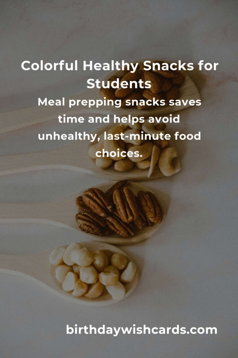 Easy Healthy Snacks for Busy Students: Fuel Your Success On the Go