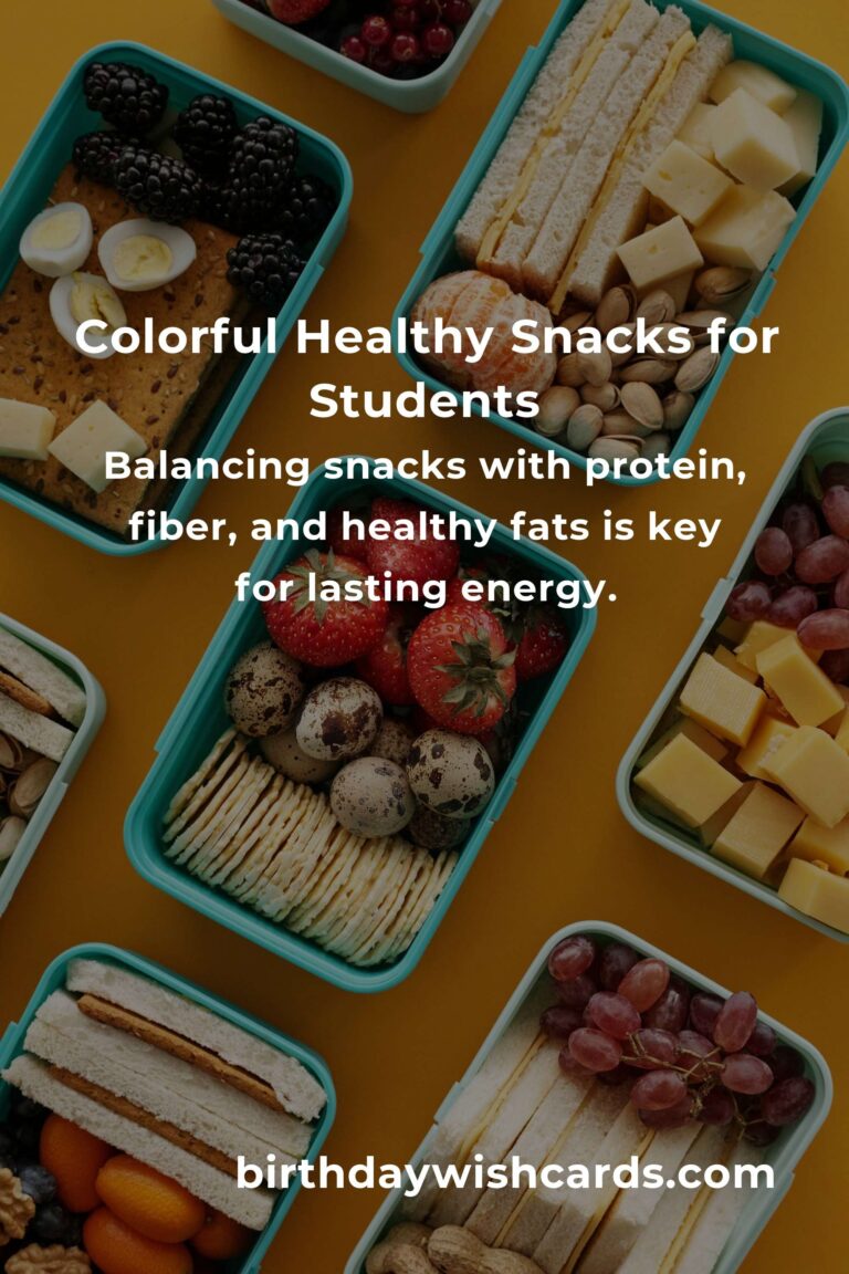 Easy Healthy Snacks for Busy Students: Fuel Your Success On the Go