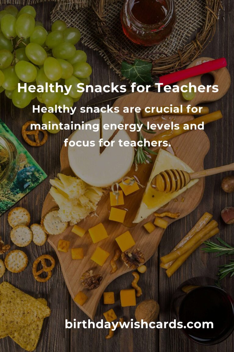 Easy Healthy Snacks for Busy Teachers