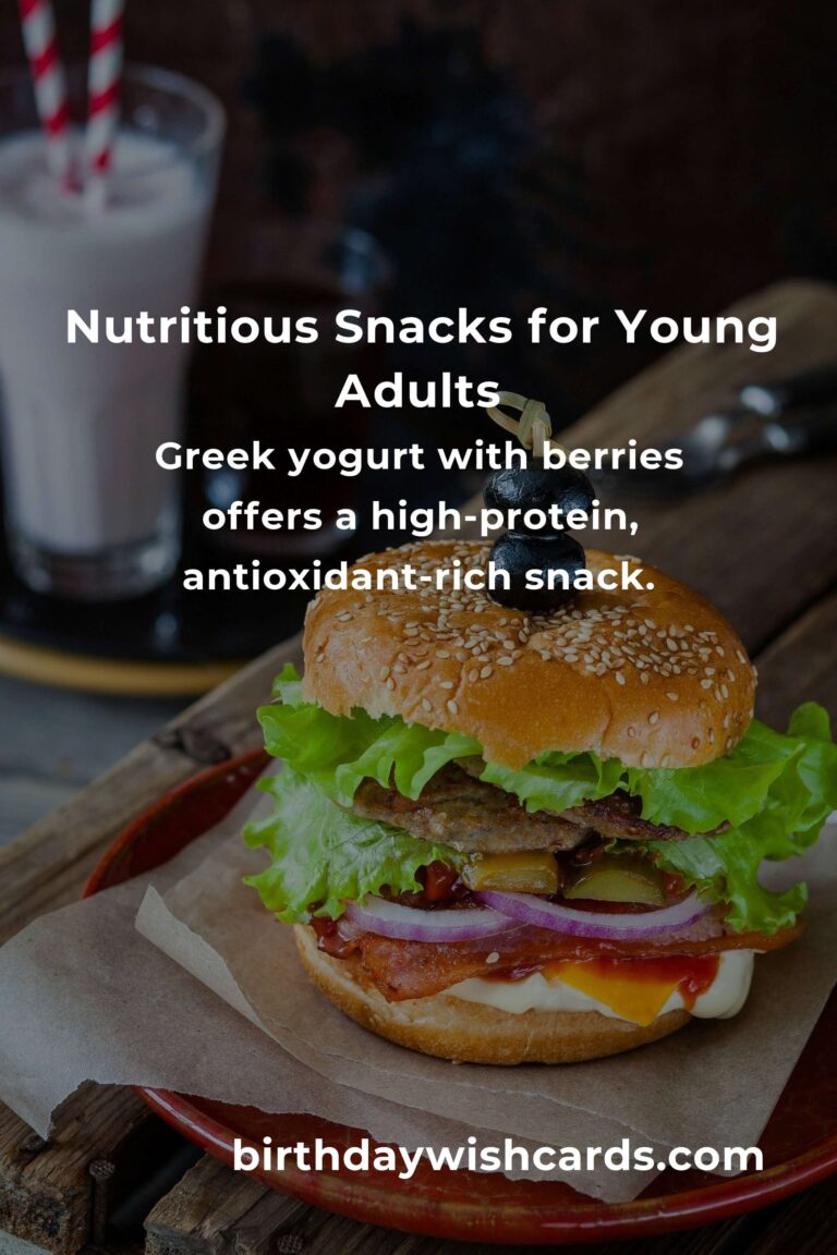 Easy Healthy Snacks for Busy Young Adults: Quick and Nutritious Options